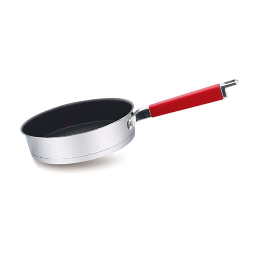 Chảo chống dính inox 304 Red Velvet 20cm Elmich EL3249 - Hàng chính hãng