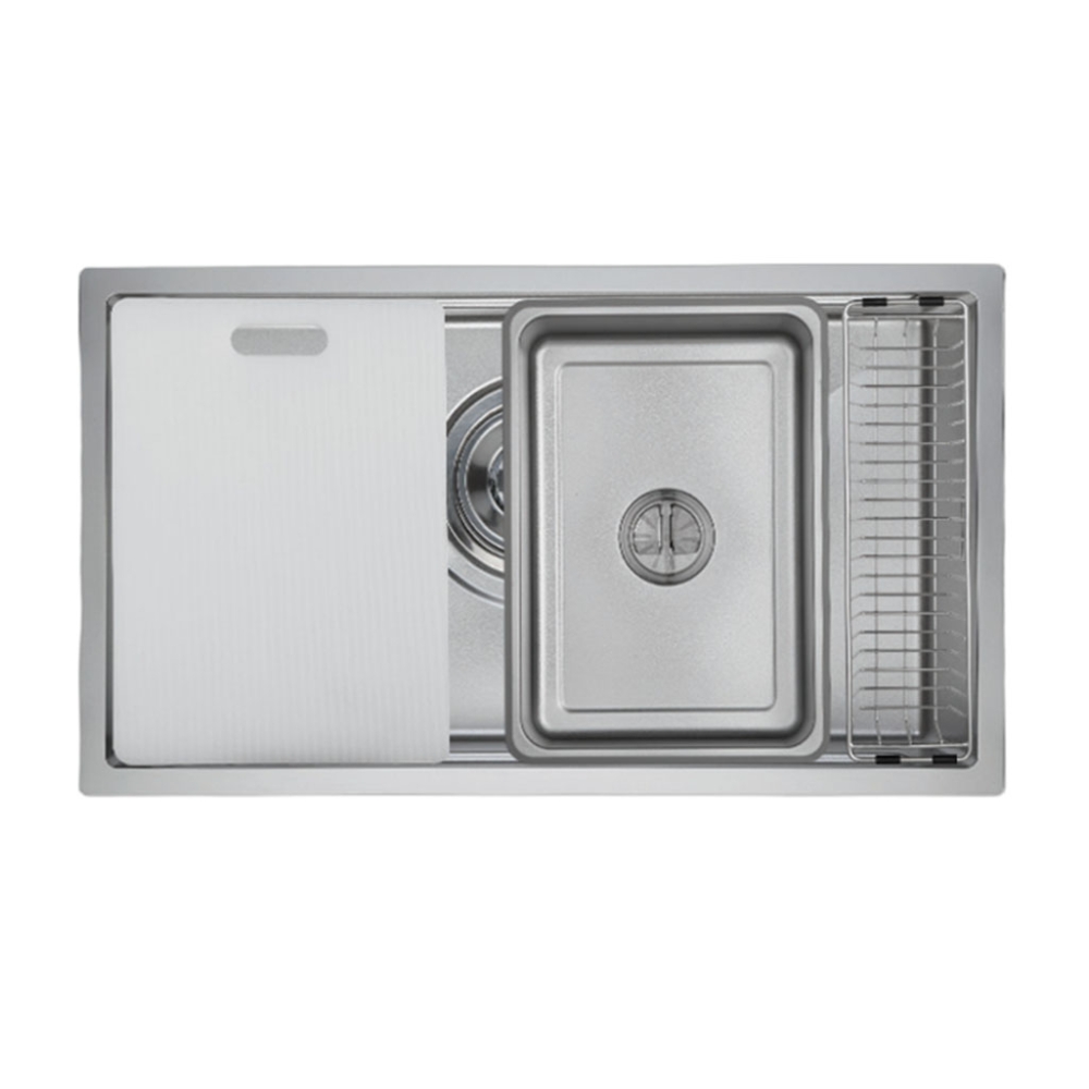 Chậu rửa bát Inox GrandX GX6845V - Hàng chính hãng