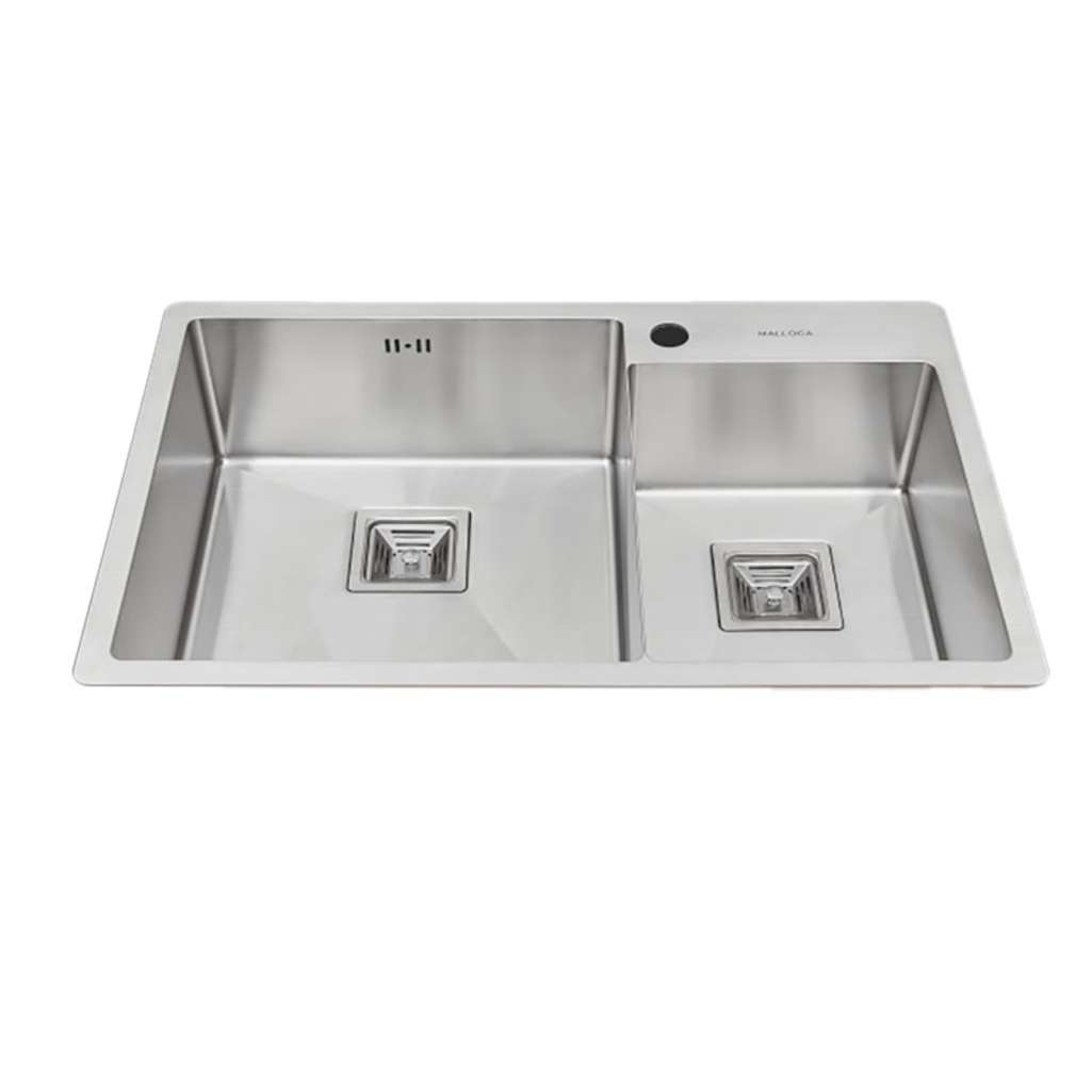 Chậu rửa chén 2 ngăn Malloca MS-620T - Hàng chính hãng
