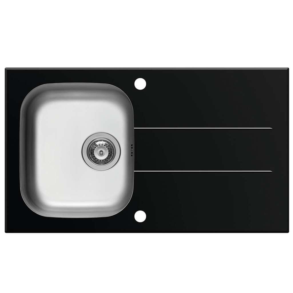 Chậu rửa chén Elica Concerto 1B 1D – Black - Hàng chính hãng