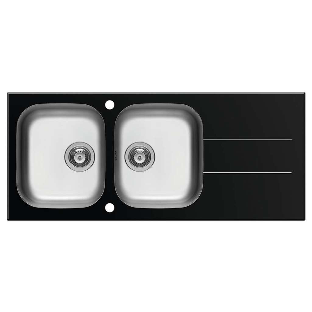 Chậu rửa chén Elica Concerto 2B 1D – Black - Hàng chính hãng