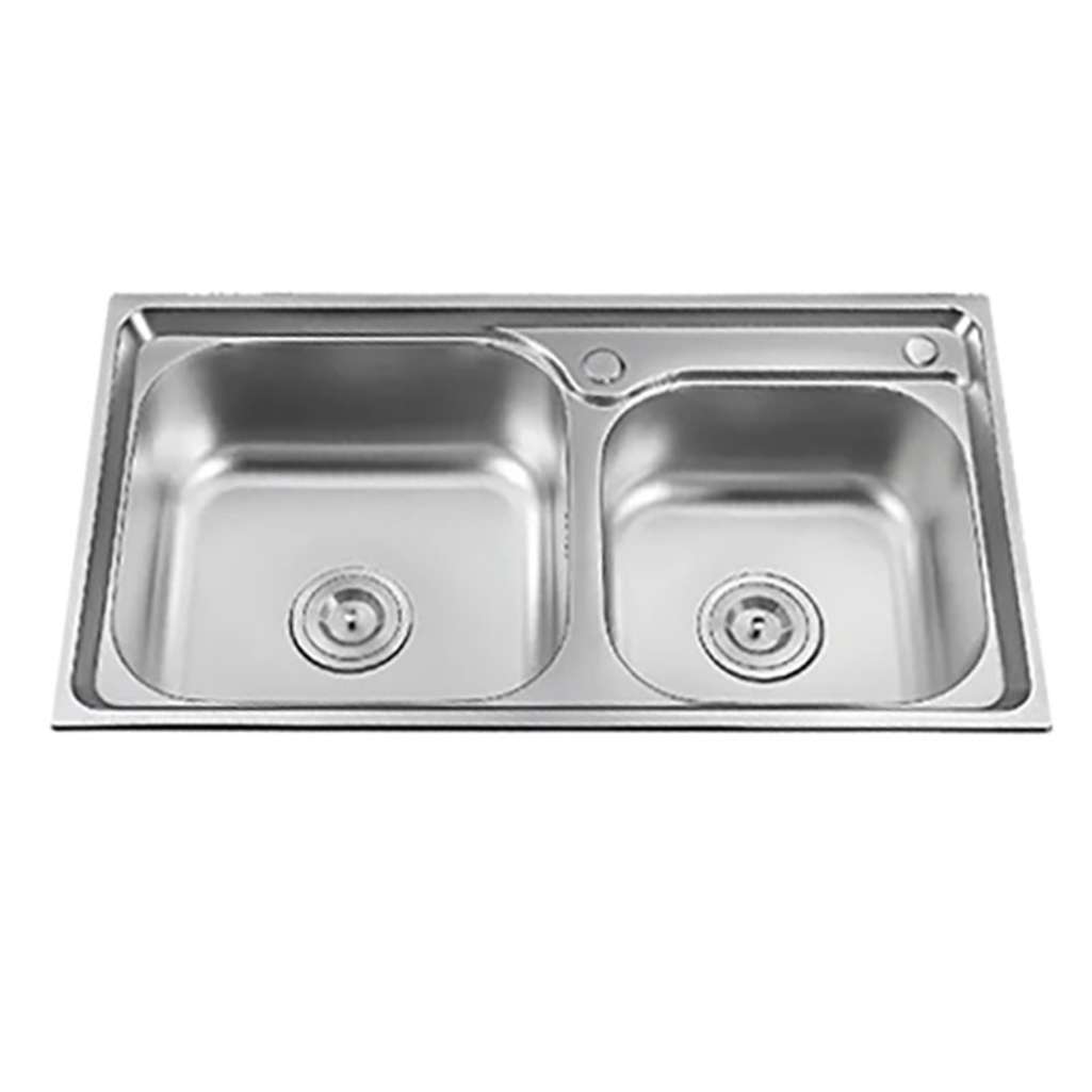 Chậu rửa chén inox 2 ngăn Eurosun EU-8143E6 - Hàng chính hãng