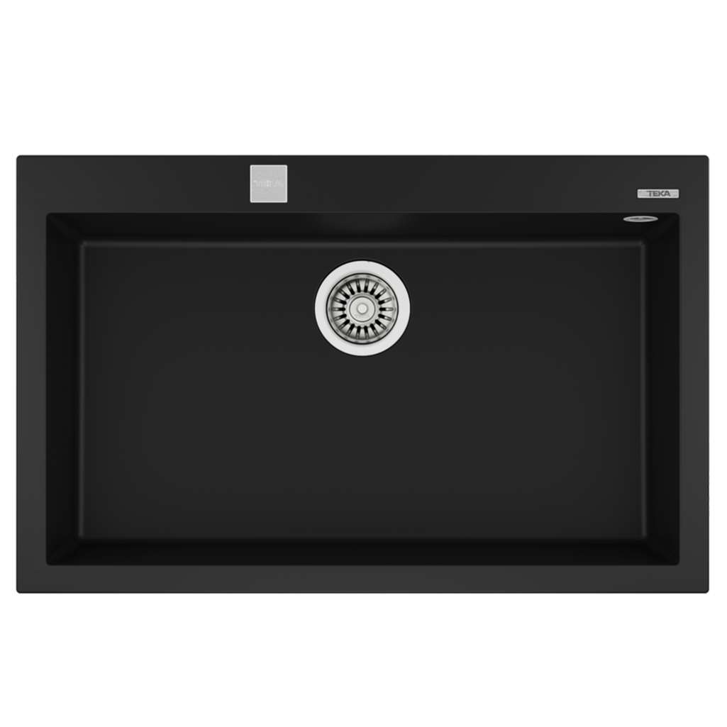 Chậu rửa chén Teka FORSQUARE 72.40 TG BLACK - Hàng chính hãng