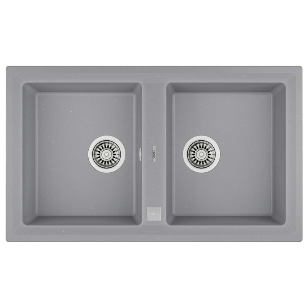 Chậu rửa chén Teka STONE 90 B-TG 2B Grey - Hàng chính hãng