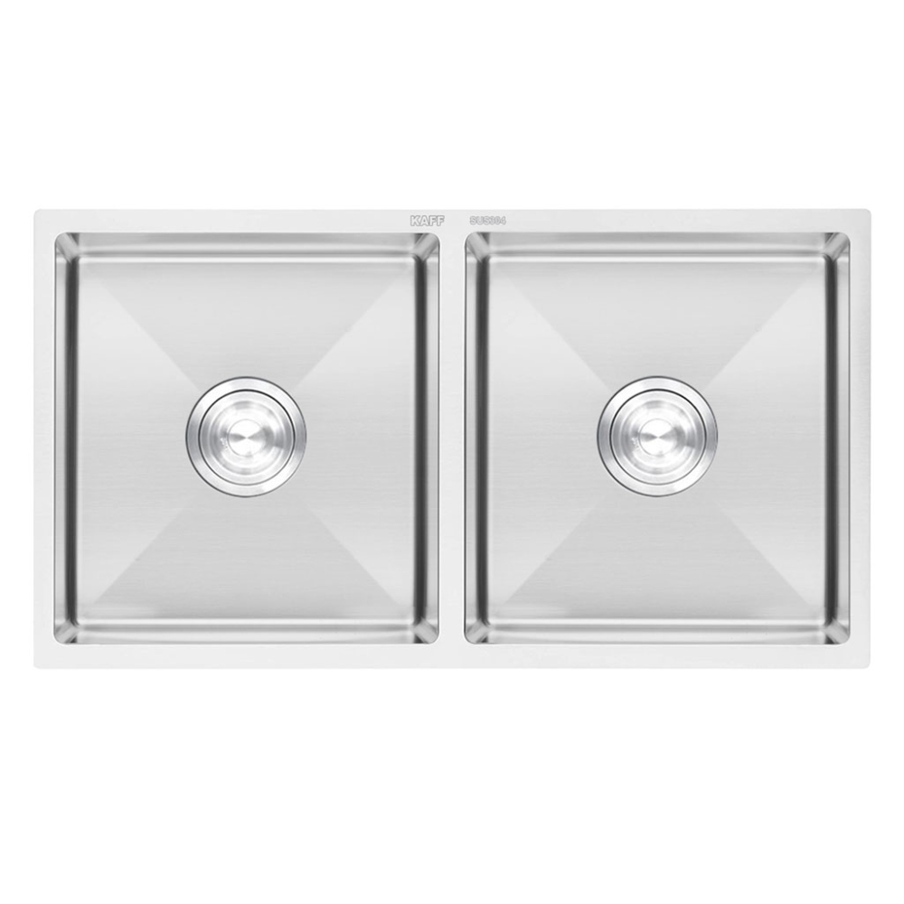 Chậu rửa Inox đôi Kaff KF-HM8245BI - Hàng chính hãng