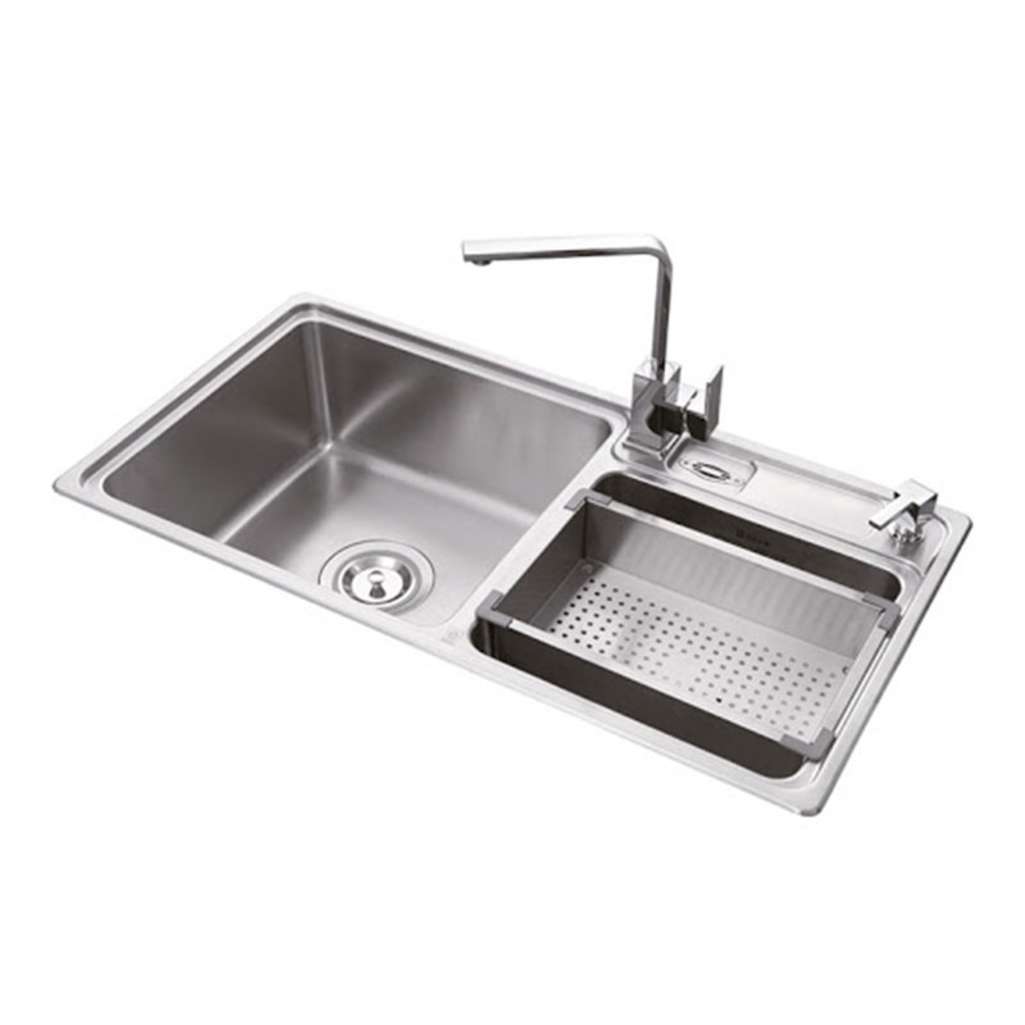 Chậu và vòi rửa Inox Sakura ST-8265 - Hàng chính hãng