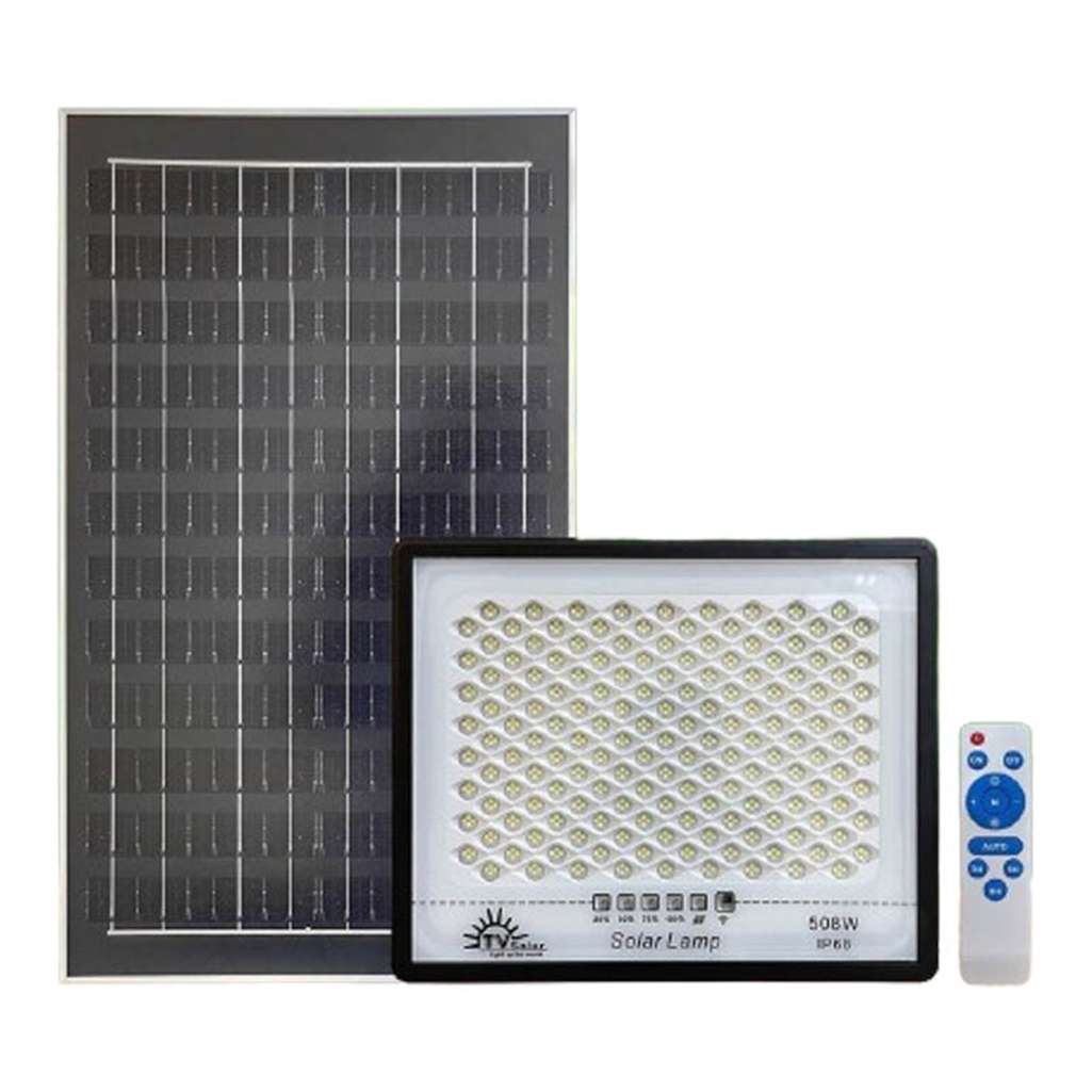 Đèn led vuông năng lượng mặt trời Solar Light 508W - Hàng chính hãng