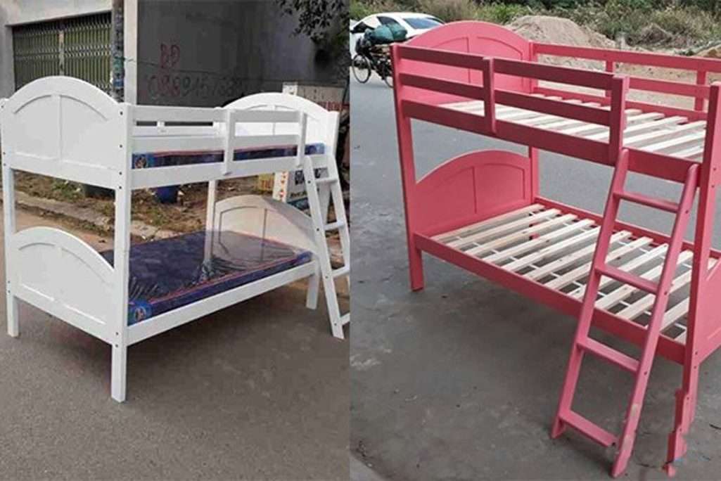 Giường tầng trẻ em giá rẻ trên dưới 1mx2m - Hàng chính hãng
