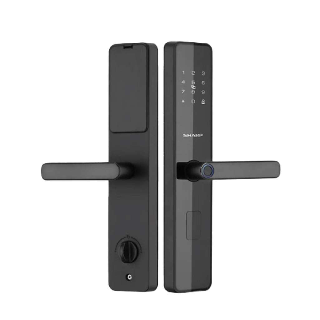 Khóa cửa vân tay thông minh Sharp T1-B - Hàng chính hãng