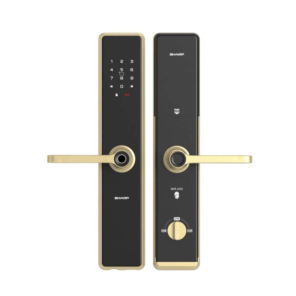 Khoá vân tay thông minh Sharp A1-B - Hàng chính hãng
