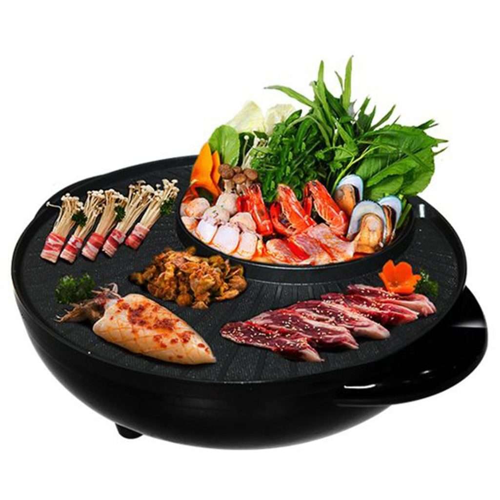 Lẩu nướng BBQ Hasu HS-GP1703 - Hàng chính hãng