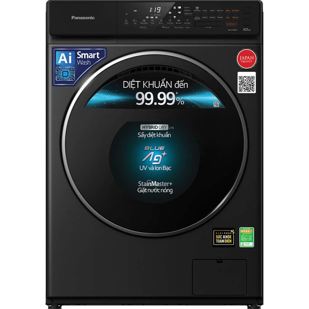 Máy gặt sấy Panasonic Inverter NA-V10FR1BVT - Hàng chính hãng