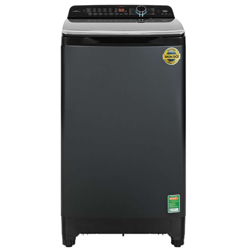 Máy giặt Inverter 12 kg Aqua AQW-DR120HT-BK - Hàng chính hãng
