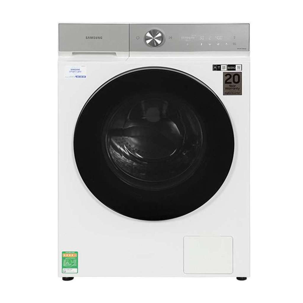Máy giặt sấy Bespoke AI Inverter giặt 12kg - sấy 8kg Samsung WD12BB944DGHSV - Hàng chính hãng