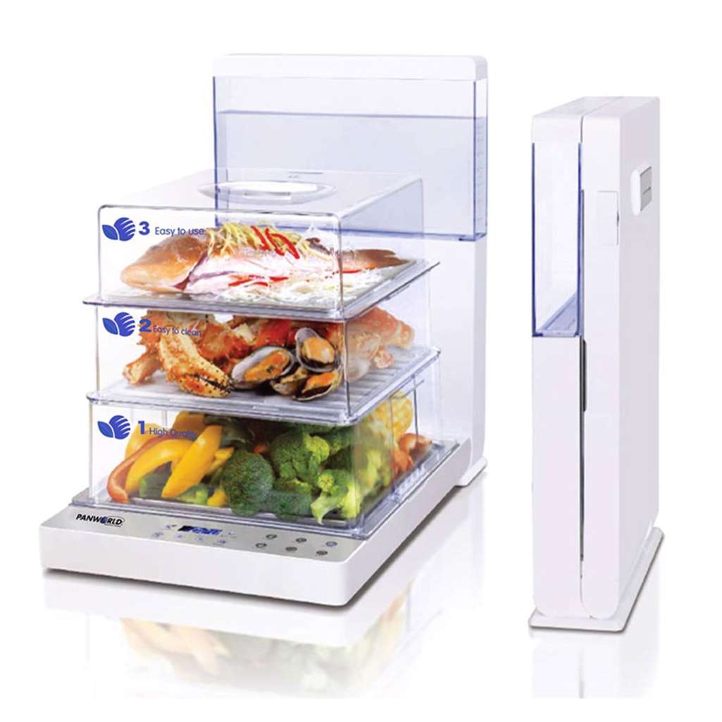 Máy hấp điện gấp gọn Panworld PW-2324 - Hàng chính hãng