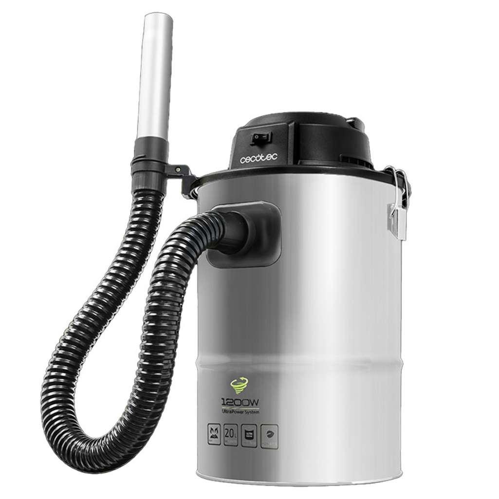 Máy hút bụi công nghiệp Cecotec Conga Powerash 1200 (Màu thép) - Hàng chính hãng