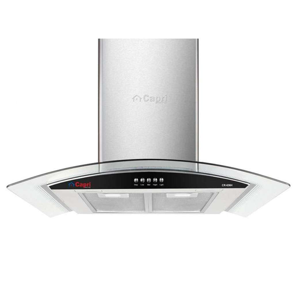 Máy hút mùi tum kính Capri CR-636H - Hàng chính hãng