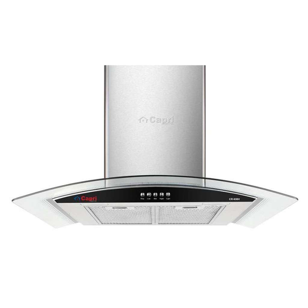 Máy hút mùi tum kính Capri CR-638H - Hàng chính hãng