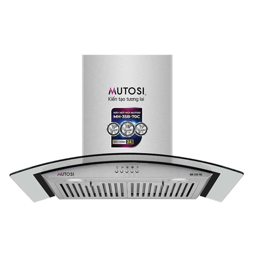 Máy hút mùi tum kính Mutosi MH-35B-70C - Hàng chính hãng