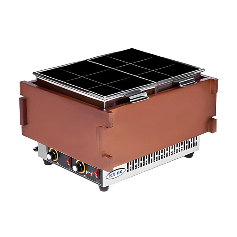 Máy nấu chả cá đôi H&C FC-5/2BF - Hàng chính hãng