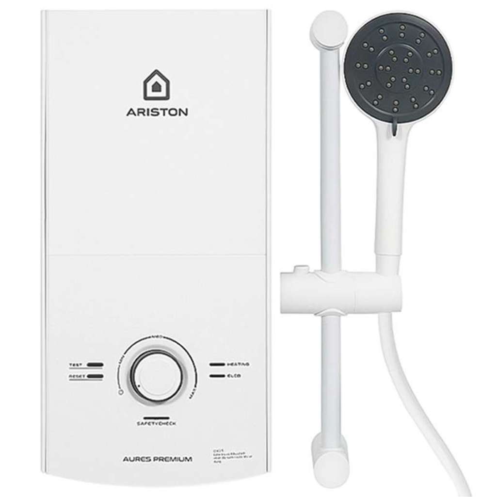 Máy nước nóng trực tiếp Ariston AURES PREMIUM 4.5P IVORY - Hàng chính hãng