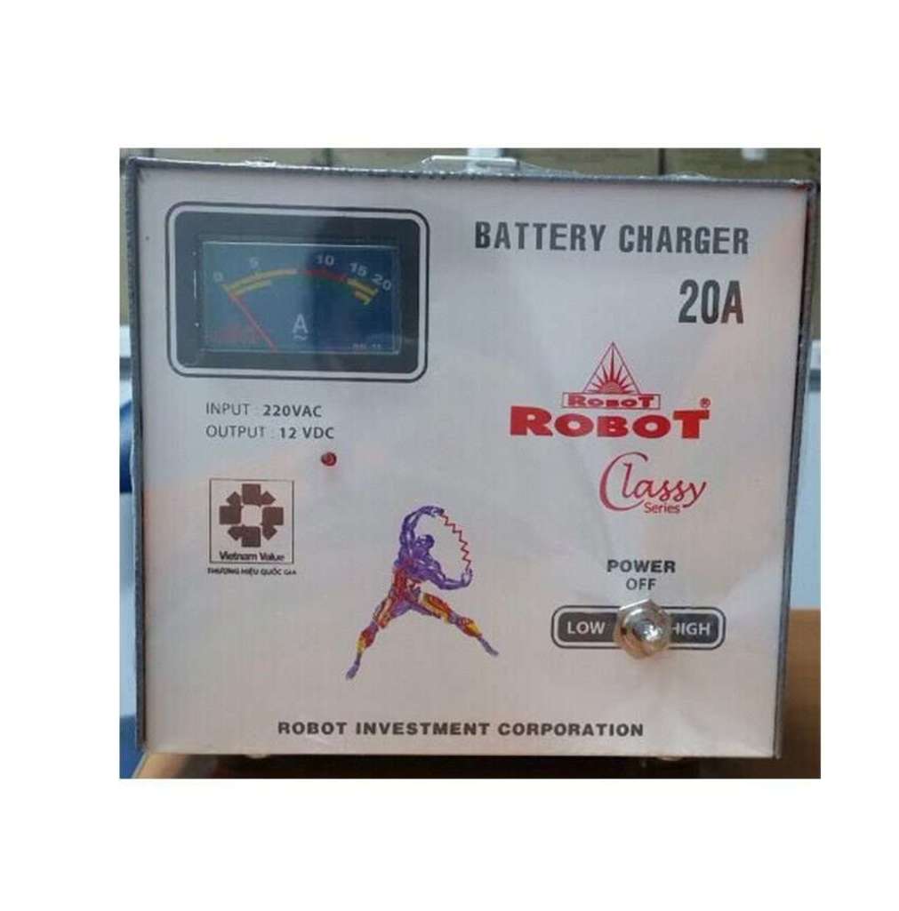 Máy sạc tăng giảm ắc quy Robot BMC 20A12-CLASSY - Hàng chính hãng