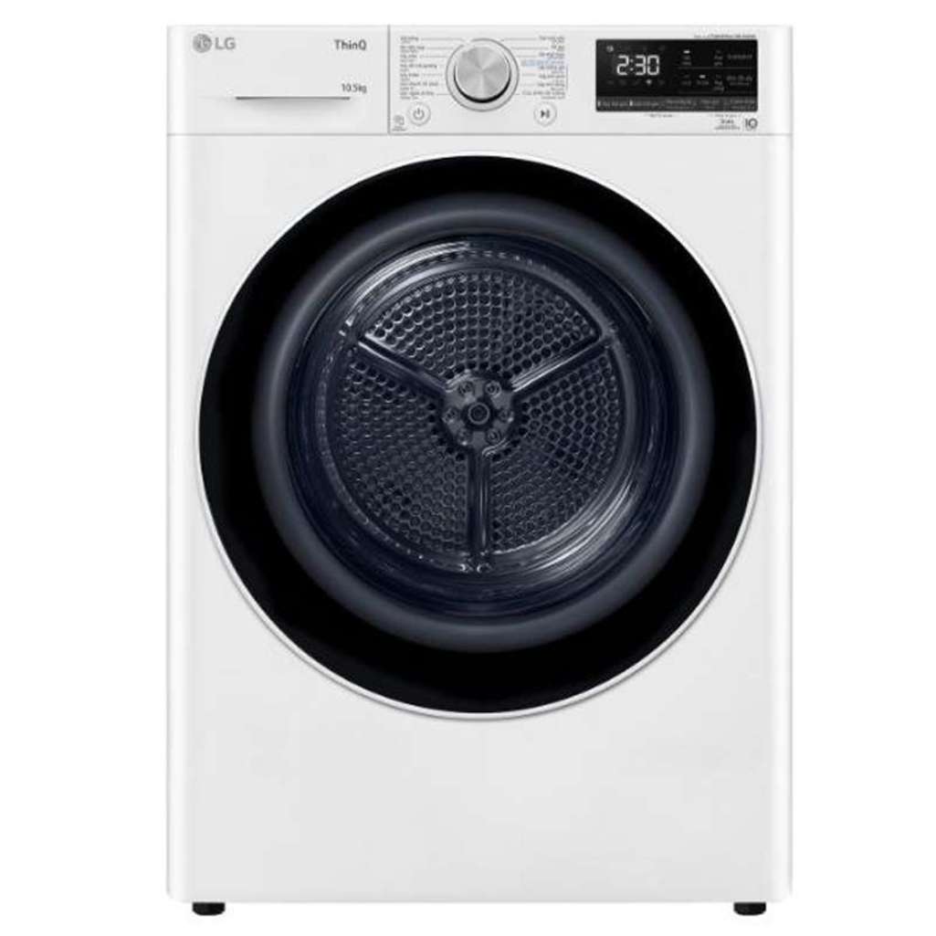 Máy sấy bơm nhiệt LG inverter DVHP50W - Hàng chính hãng