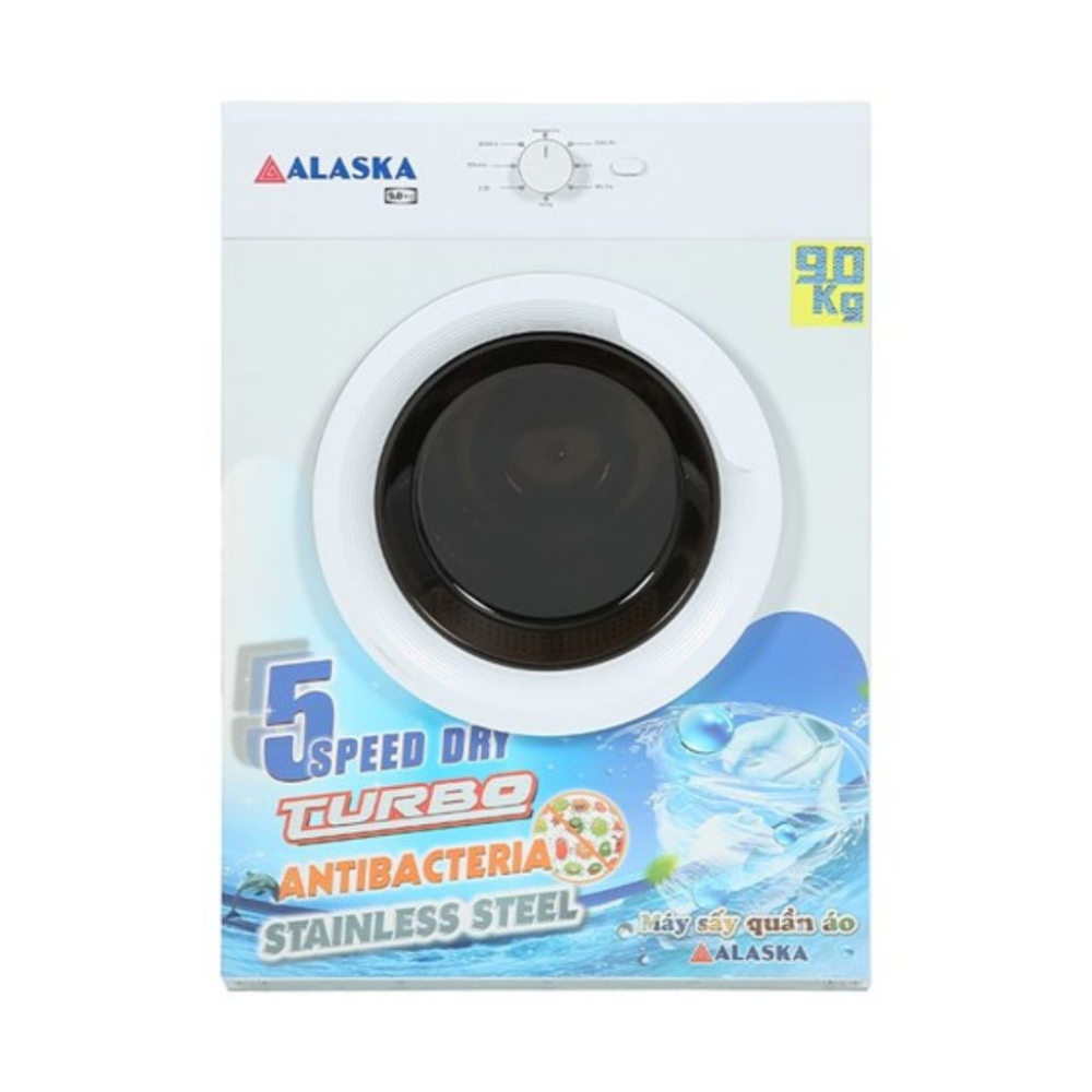 Máy sấy quần áo thông hơi Alaska 9 kg S90 - Hàng chính hãng