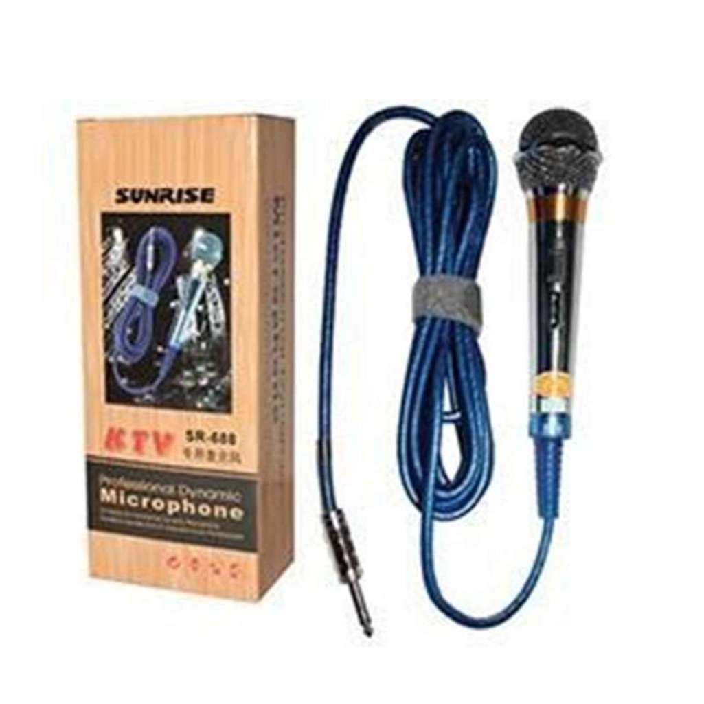 Micro karaoke có dây Sunrise SR-688 - Hàng chính hãng