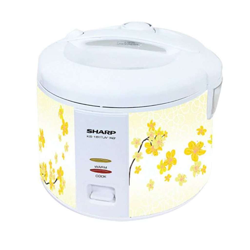 Nồi cơm điện nắp gài Sharp KS-181TJV-AB - Hàng chính hãng