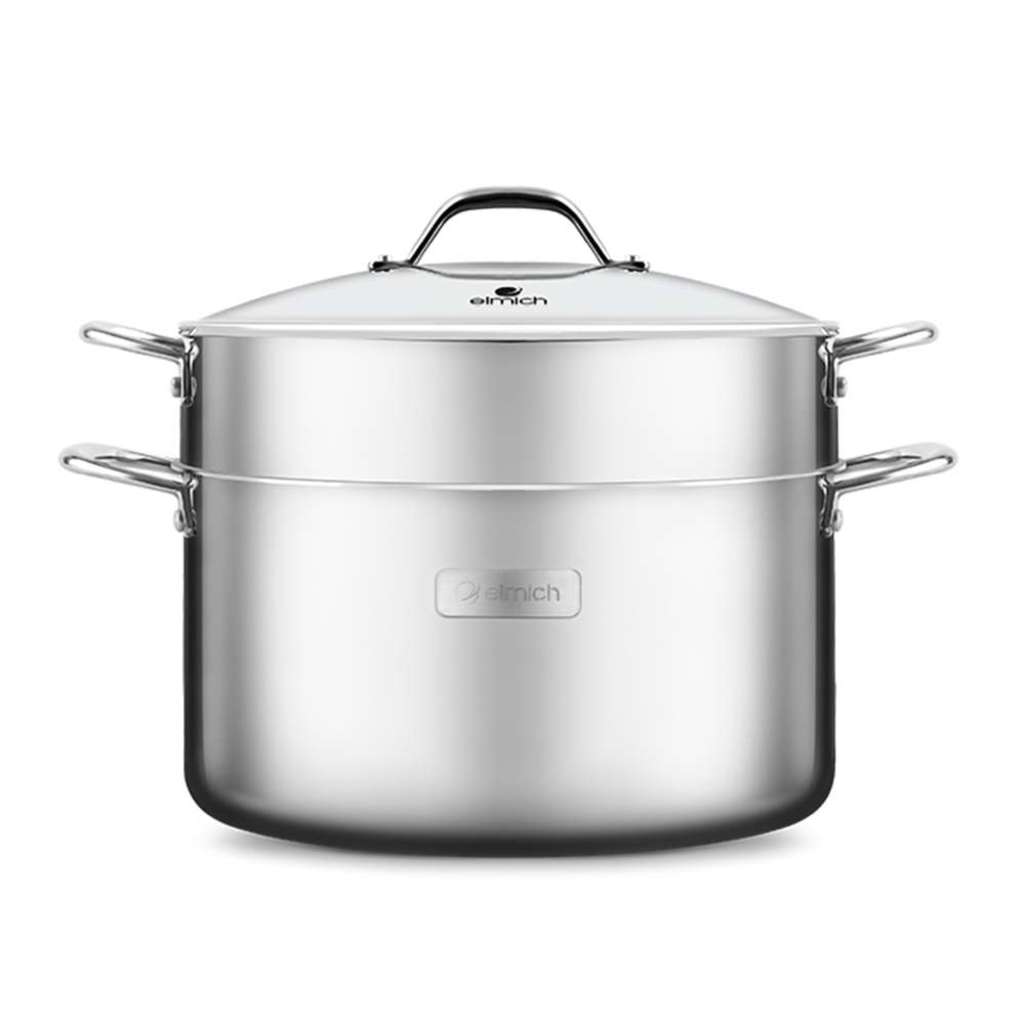Nồi hấp đa năng inox liền khối Elmich Trimax CZ EL-3831 size 28cm - Hàng chính hãng