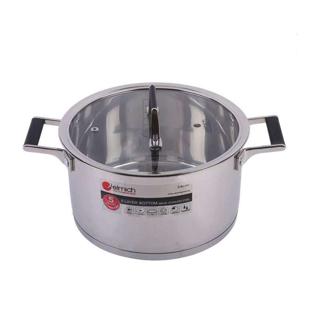 Nồi inox 304 Amadis Elmich 2355274 24cm - Hàng chính hãng