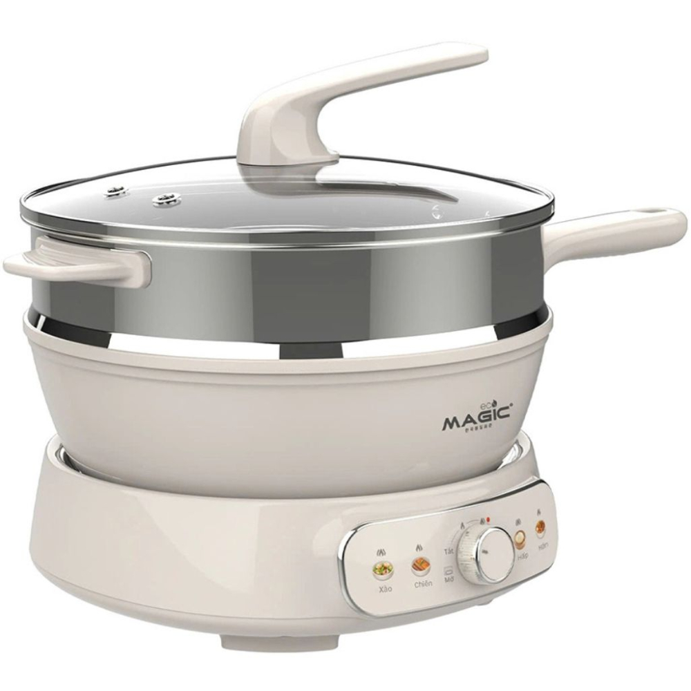 Nồi lẩu hấp hơi thủy nhiệt Magic Eco AC-284 - Hàng chính hãng