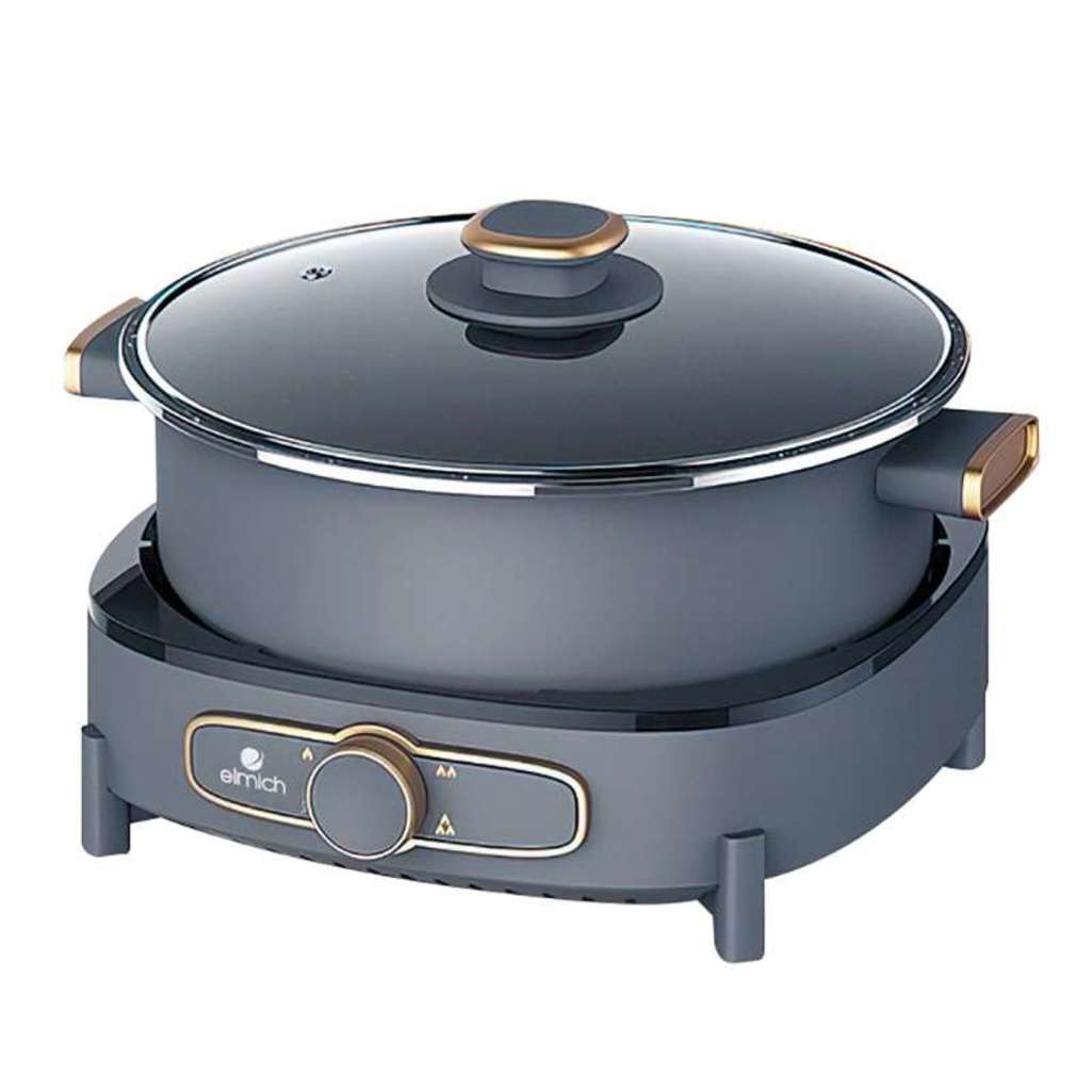 Nồi lẩu nướng điện đa năng Elmich MEP-3910 - Hàng chính hãng