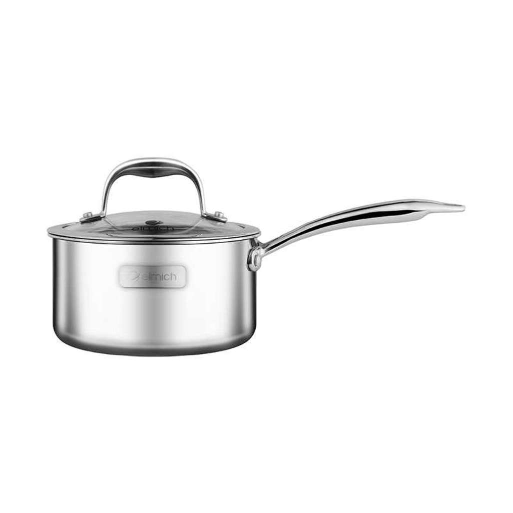 Quánh inox 3 lớp cao cấp đáy liền Elmich Trimax XS EL-3745 size 16cm - Hàng chính hãng