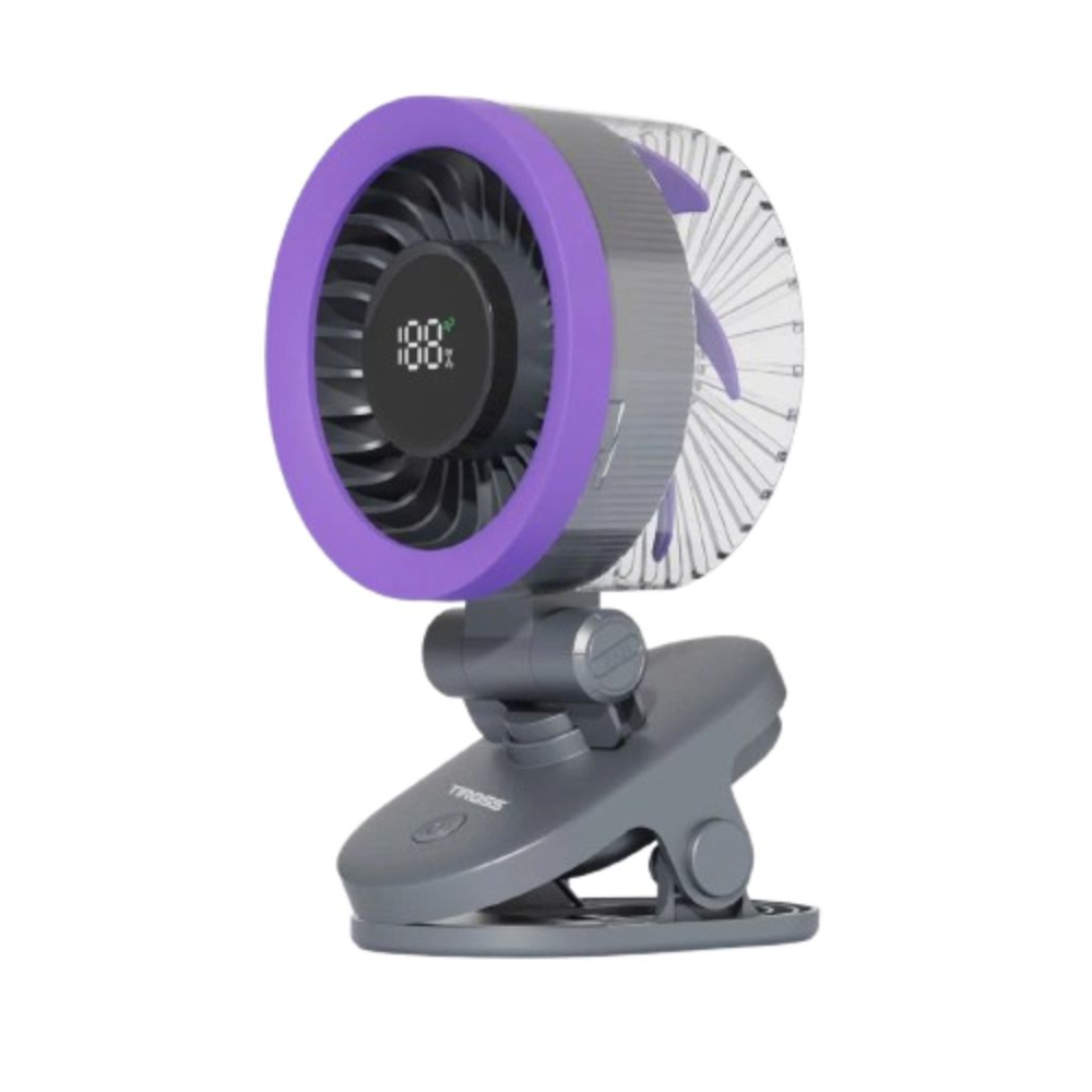 Quạt kẹp sạc điện USB Tiross TS3423 - Hàng chính hãng