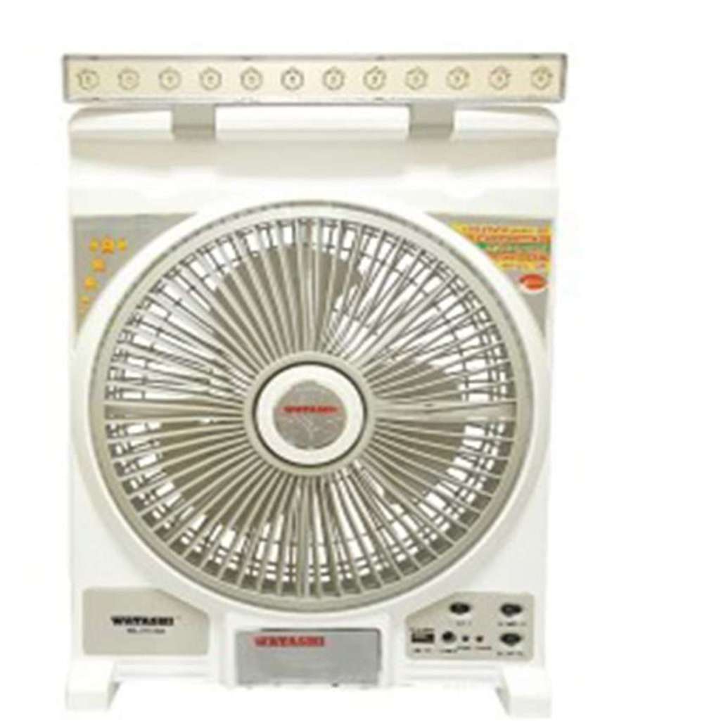 Quạt sạc đa năng Watashi WA-2712QS - Hàng chính hãng