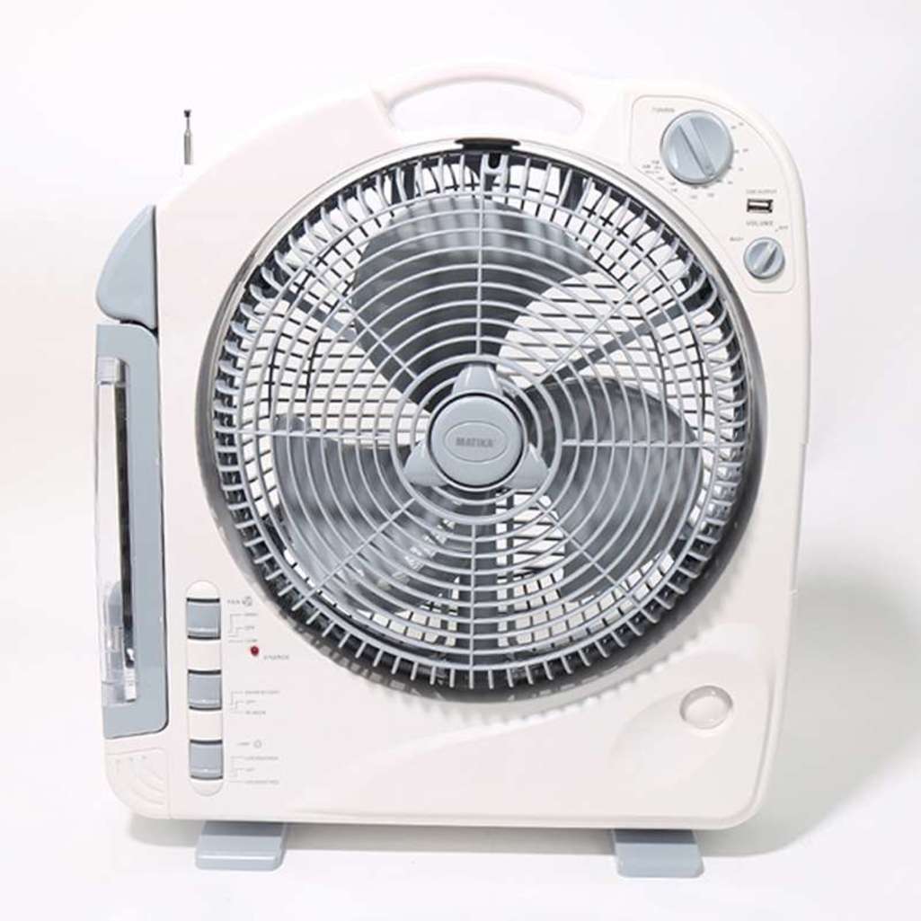 Quạt sạc điện Matika MTK-6315 - Hàng chính hãng
