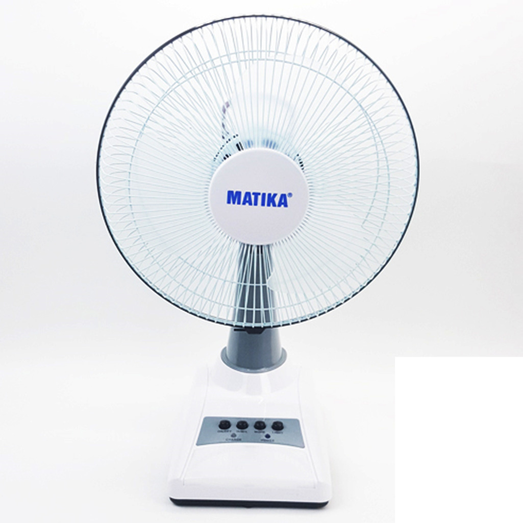 Quạt tích điện Matika MTK- 6312 - Hàng chính hãng