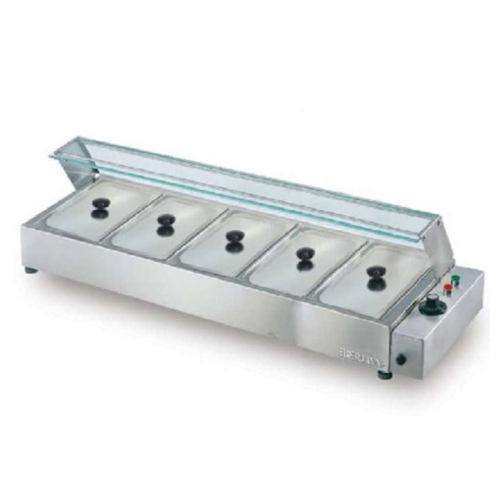 Quầy giữ nóng thức ăn Berjaya BMC 5WC - Hàng chính hãng