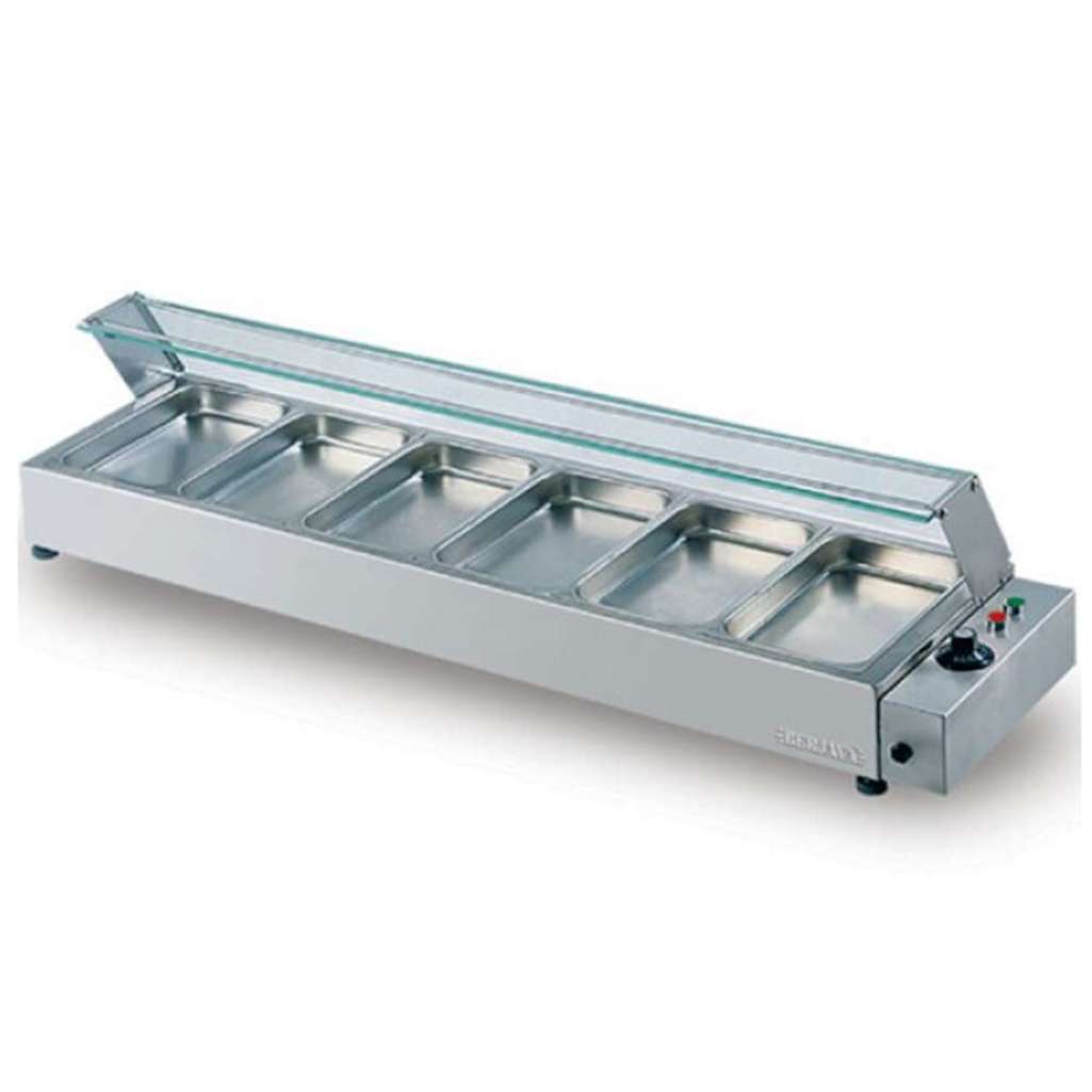 Quầy giữ nóng thức ăn Berjaya BMC 6 - Hàng chính hãng