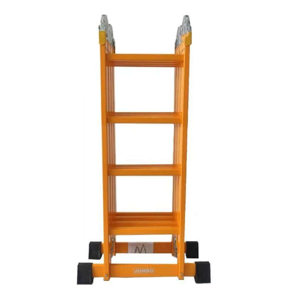 Thang nhôm gấp 4 đoạn Jumbo B304 - Hàng chính hãng