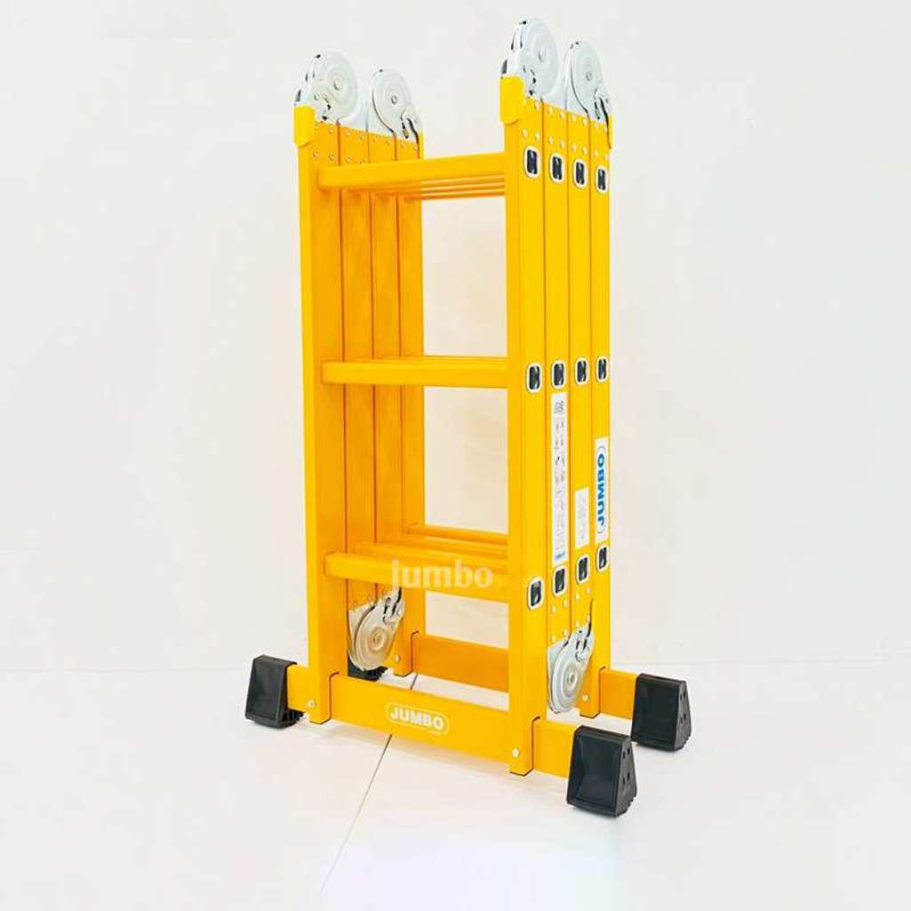 Thang nhôm gấp 4 đoạn Jumbo B305 - Hàng chính hãng