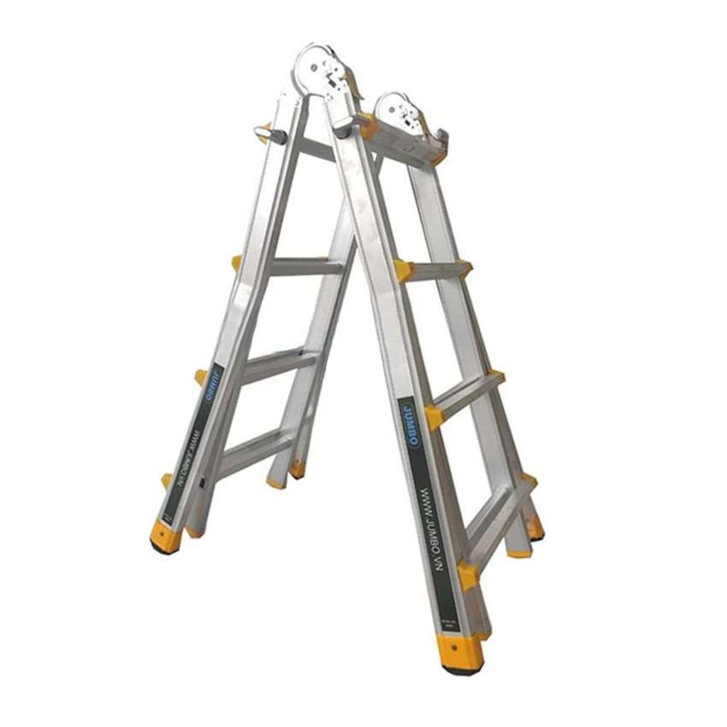 Thang nhôm gấp chữ A Jumbo A404 - Hàng chính hãng