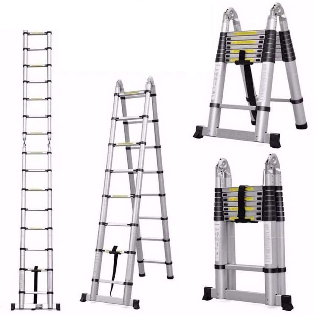 Thang nhôm rút đôi Ameca AMC-500 - Hàng chính hãng