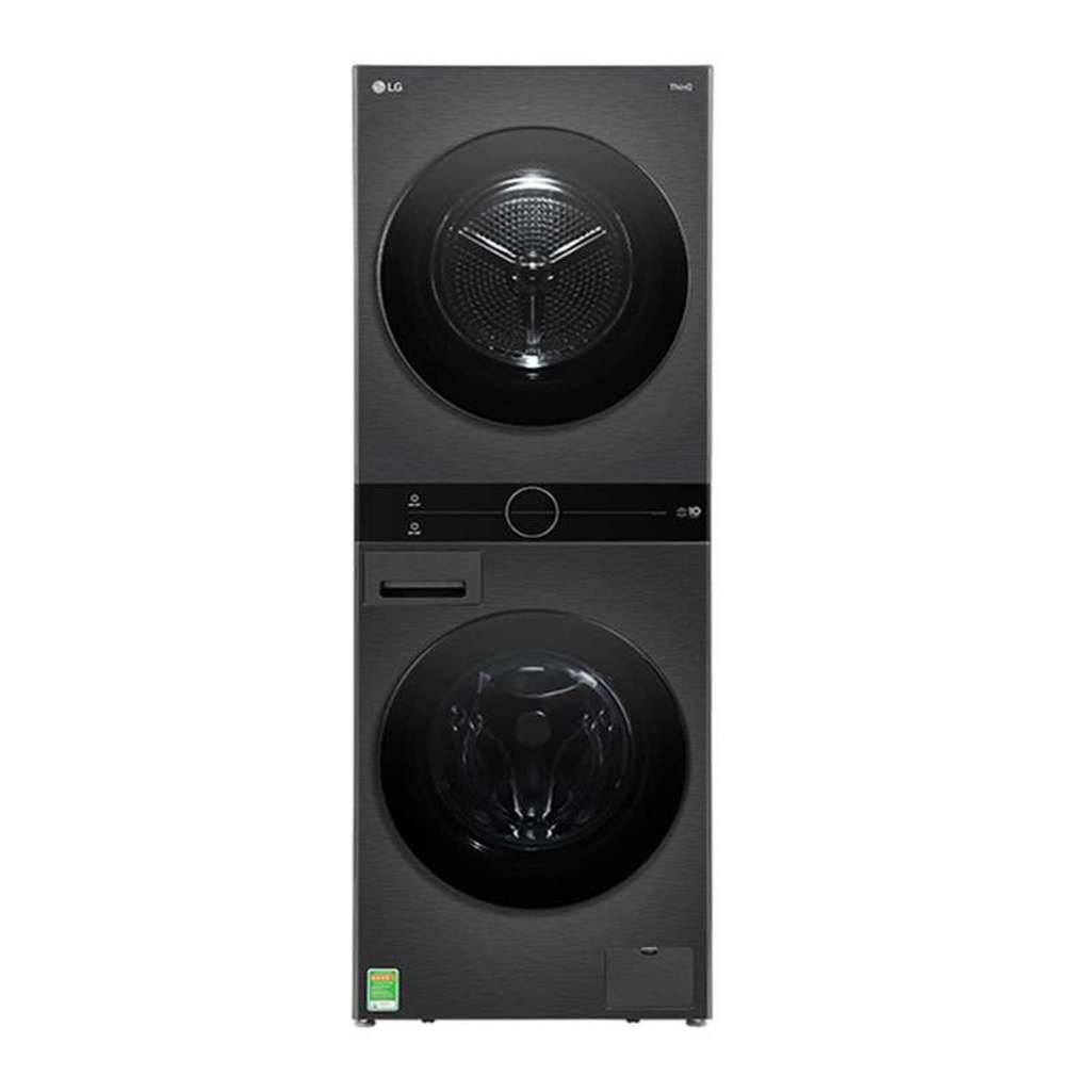 Tháp giặt sấy WashTower Inverter giặt 14 kg - sấy 10 kg LG WT1410NHB - Hàng chính hãng