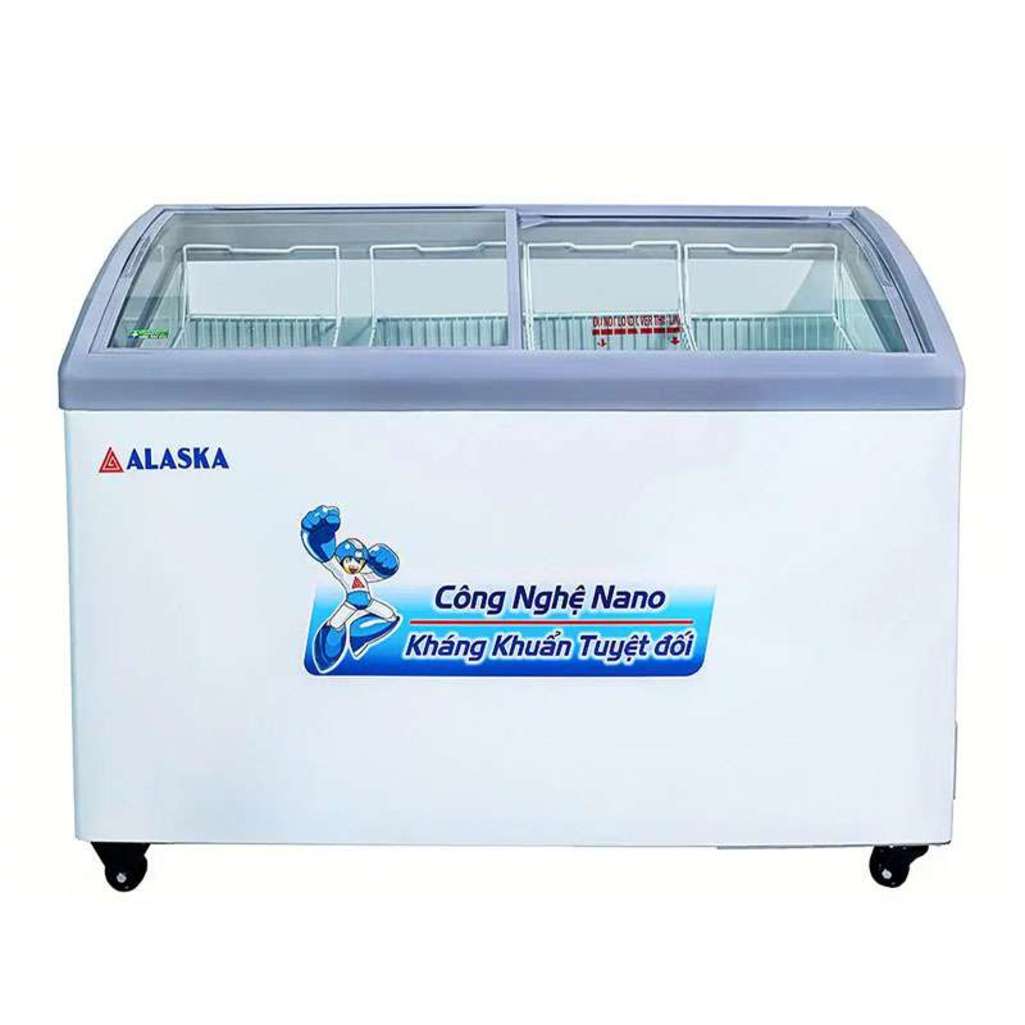 Tủ đông kính lùa cong Alaska KC-310 - Hàng chính hãng