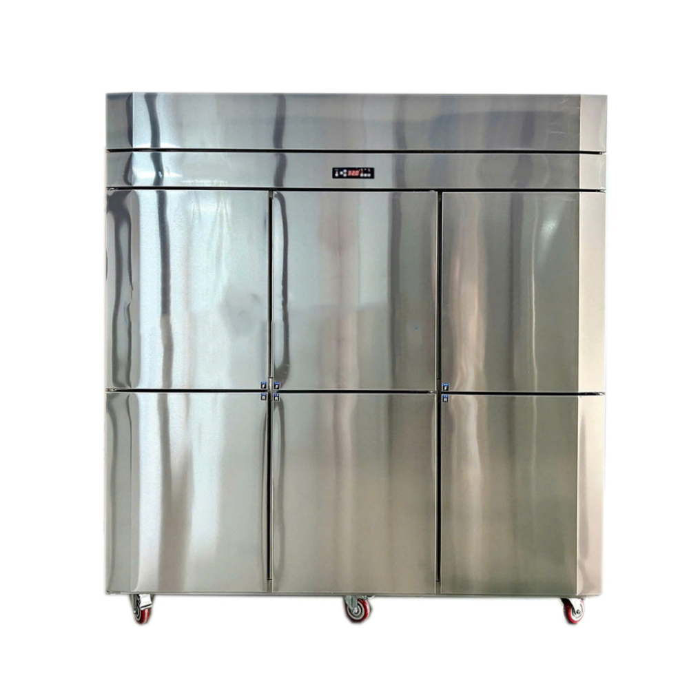 Tủ đông mát 6 cánh 1 chế độ quạt lạnh Lightcool LS-1200F 1253L - Hàng chính hãng