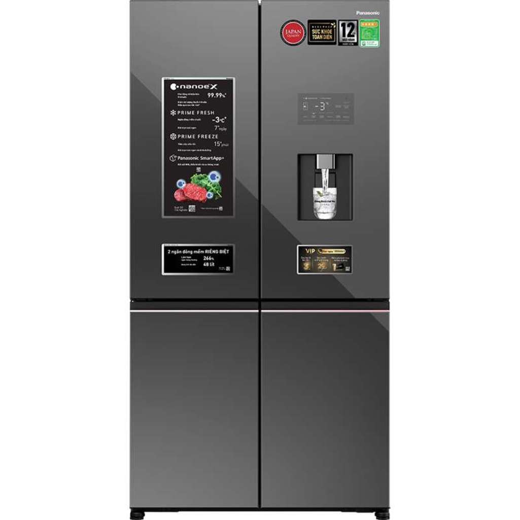 Tủ lạnh Panasonic Inverter 621 lít NR-XY680YMMV - Hàng chính hãng