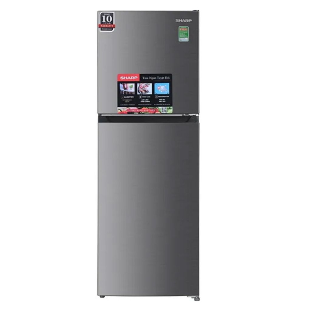  Tủ lạnh Sharp inverter 247 lít SJ-X270V-SL - Hàng chính hãng